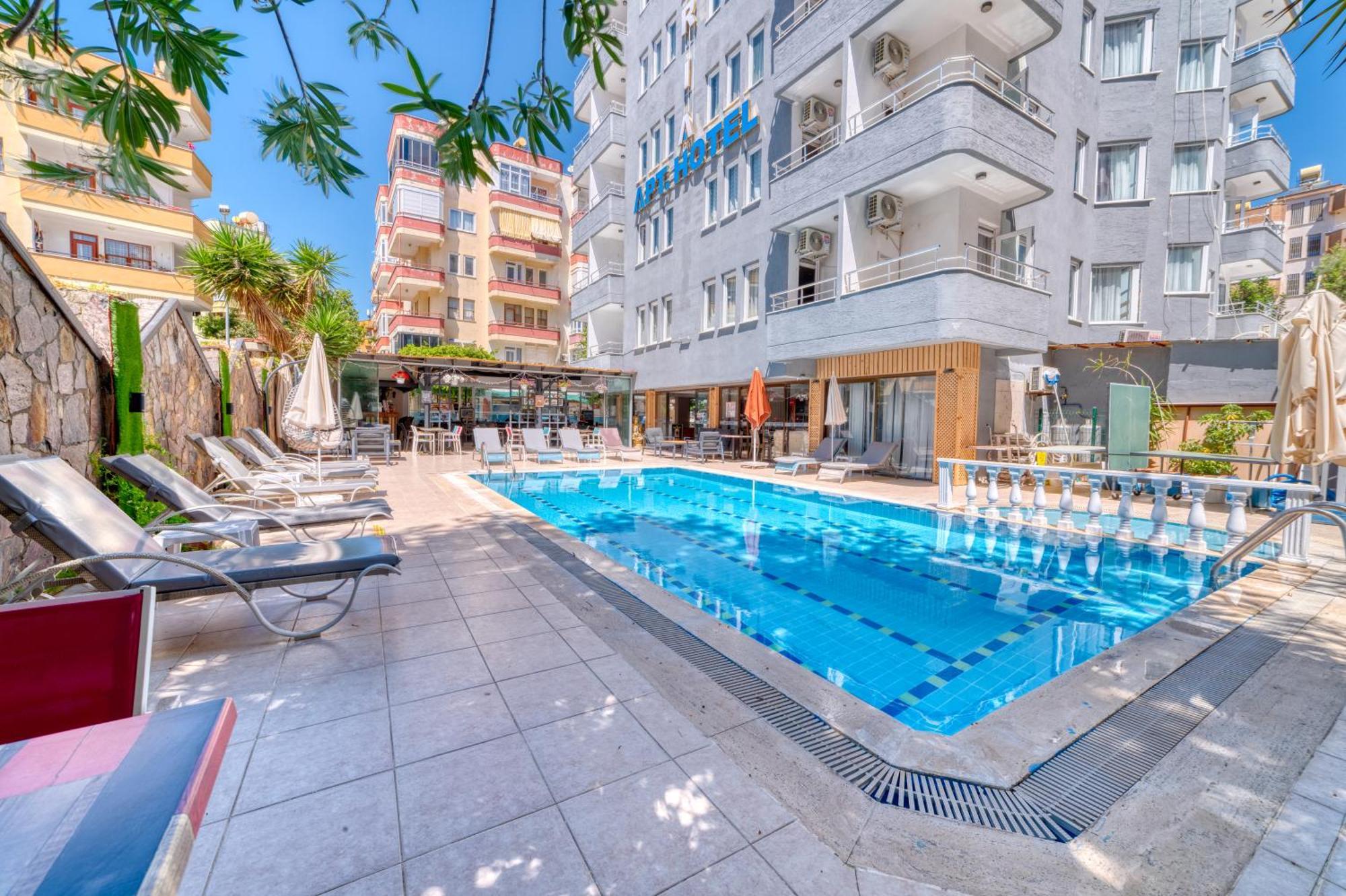 Kleopatra Icaria Apart Hotel Alanya Kültér fotó